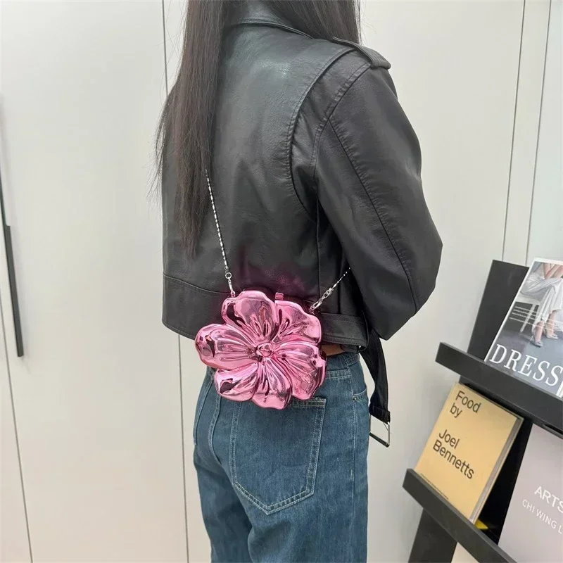 Geometric Fashion Shoulder Bags Interior Compartment Magnetic Buckle for Women Acrylic Women's Handbags