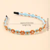 Ins Daisy Colorful Hair Hoop Girl Delicate Broken Bangs HairBand Children Daily Party Dress Up Hair Accessories Gift 4