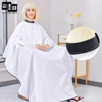 Cape de salon de coiffure en silicone avec manches, coupe de cheveux, coloration, imperméable, coiffeur, tablier de barbier 1