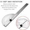 Protractor Angle Ruler Dividing Gauge Angle Ruler 180 Degree Semi Circular Carpenter Angle Ruler 14cm 1PC 6
