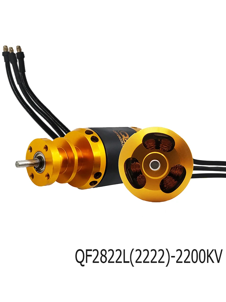 

QX-MOTOR 64mm EDF 12 Blades Impeller Jet QF2822 Brushless Motor 3500KV 2400kv 4S for RC Airplanes