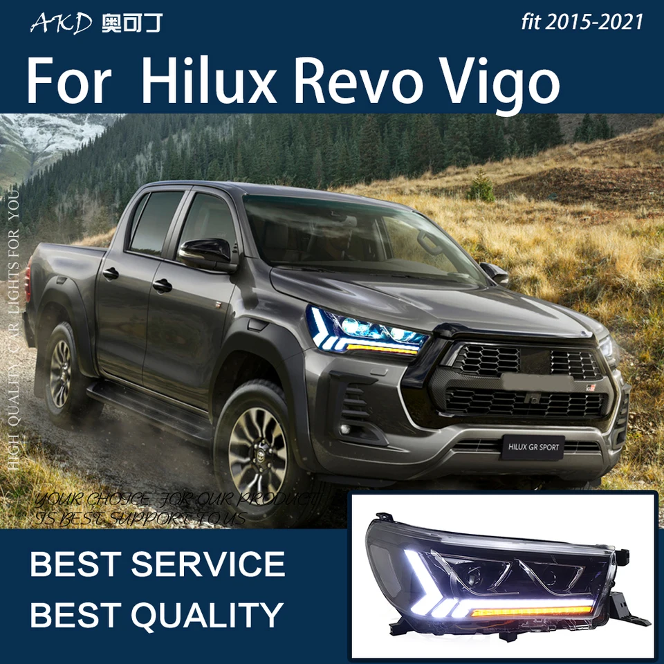 Auto LED Rücklicht Montage Für Toyota Hilux 20 15 20 21 Revo Vigo