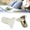 6/12Pack Padded Comforter Clips White Padded Duvet Clips Comforter Fasteners Prevents Comforters From Moving Inside Duvet Cover 1