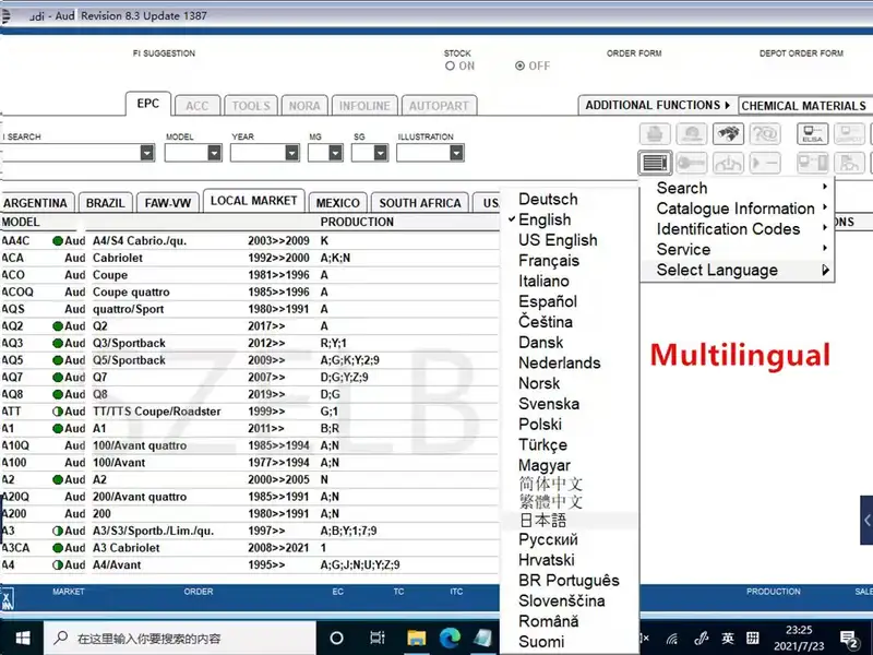 Newest ETKA 8.6+ Elsawin 6.0 Auto Repair Etka 8.6 Software Group Vehicles Electronic Parts Catalog For V/W+AU//DI+SE//AT+SKO//DA - Image 3