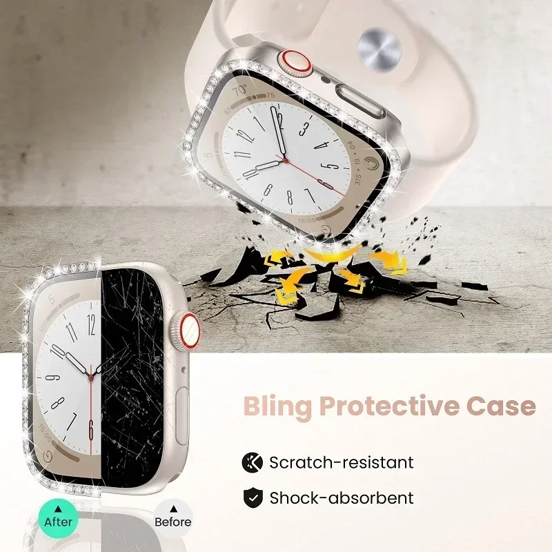 Sparkling Bling Diamond Bumper with Screen Protector
