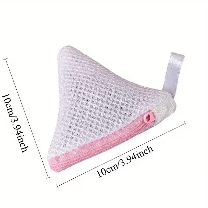Set of 3 Reusable Mesh Laundry Bags with Zippers for Delicates and Small Items