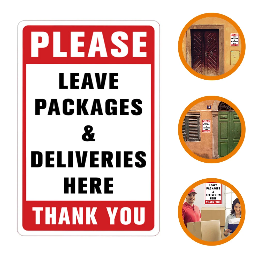 

Leave Packages Here Sign Sticker Wall Sign Sticker Delivery Sign Sticker Adhesive Delivery Here Sticker