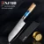 XITUO Kitchen Knives-Set Damascus Steel VG10 Chef Knife Cleaver Paring Bread Knife Blue Resin and Color Wood Handle 1-7PCS set 17