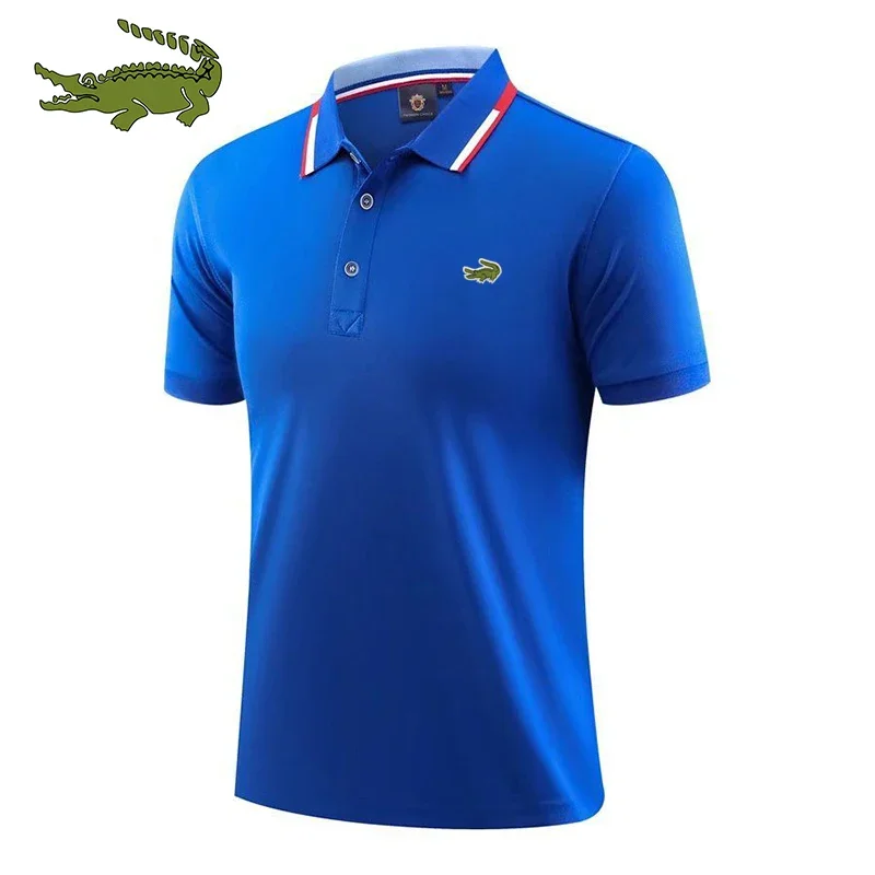 

2024 Men's Embroidery Breathable Polo Shirt Spring and Summer New Business Leisure High Quality Lapel Polo Shirt for Men