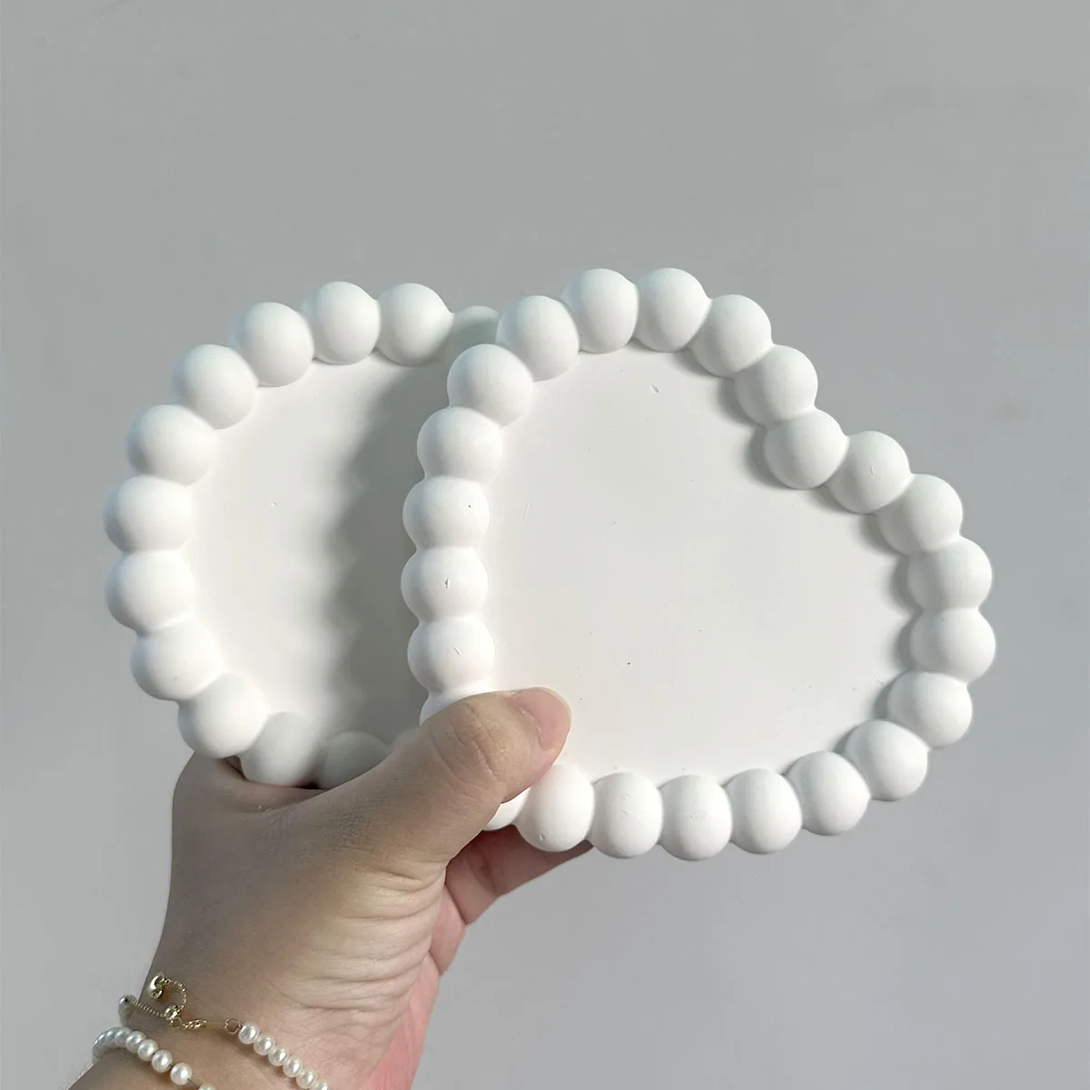 Silicone Mold for Creative DIY Casting - Round, Flower, Cloud, Heart Shapes for Coasters & Home Decor