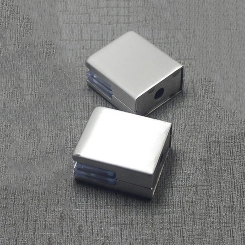 Stainless Steel Glass Sandwich Medium Glass Clip Fixed Clip Square Fish Mouth Holder Shelf Clamp glass shelf clamp holder,glass fasteners,stainless steel clips