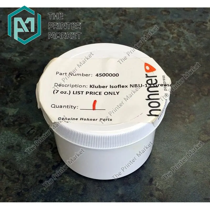 

4500000 Kluber Isoflex NBU-15 Grease For Hohner Stitching Head Hohner Stitcher Parts