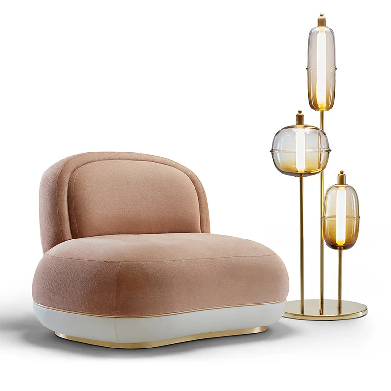 

Modern modern light luxury designer creative single cloth leisure chair sofa chair lazy chair villa