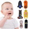 Baby Silicone Teether Toys Remote Control Shape Teether Rodent Gum Pain Relief Teething Toy Kids Sensory Educational Healthcare 1