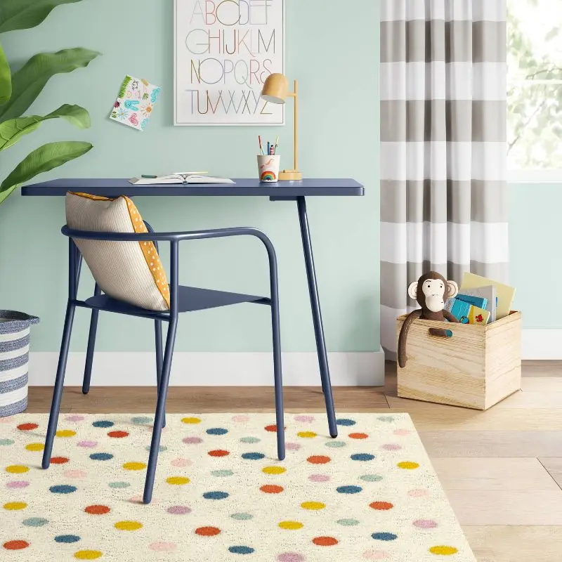 

Vibrant Seating Insignia Blue Kids' Metal Desk Chair for Study Areas