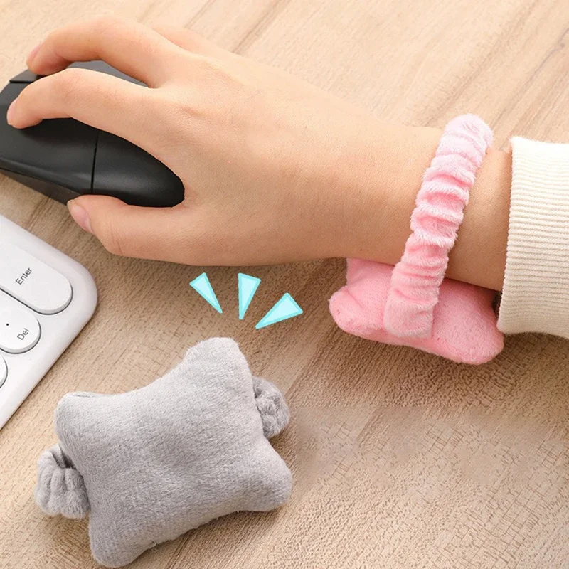 Kawaii Soft Mouse Pad Comfort Computer Wrist Rest Support Cushion for Typing Desk Keyboard Wrist Pad Hand Pillow Office Supplies