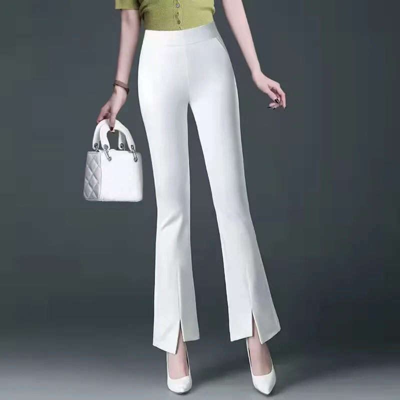 slim fit dress slacks Tall High Waist Flare Dress Pants  Tall Size
