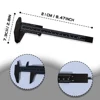 150mm Eyebrow Measuring Ruler Brow Mapping Vernier Caliper Double Scale Plastic Ruler for Eyebrow Tattoo Brow Makeup Tool 6