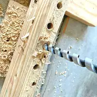 Forets hélicoïdaux HSS 230mm 6/8/10/12/14/16mm foret central en acier métallique pour serrure de porte en bois alésage outils de travail du bois 6