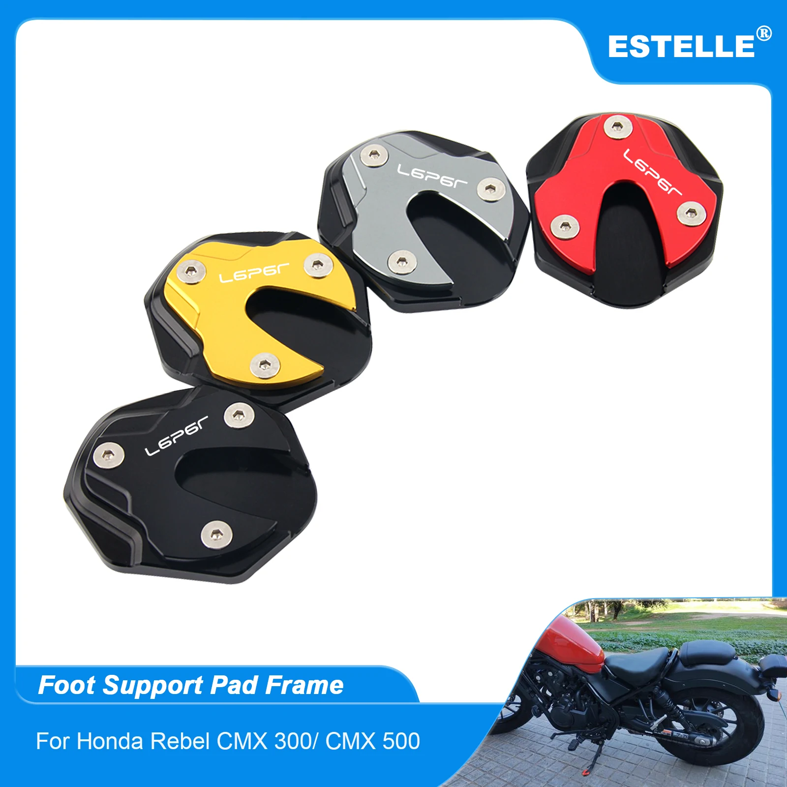 

2017 2018 2019 2020 2021 для Honda Rebel 300/500 CMX300 500 мотоциклетная подставка боковая подставка удлинитель поддерживающая пластина