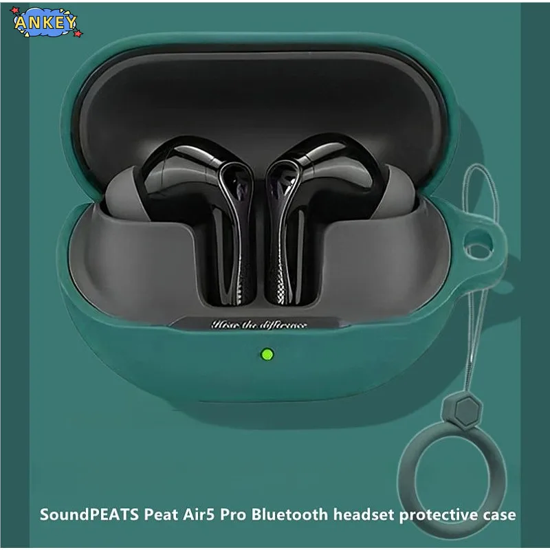 for SoundPEATS Air5 Pro Case Protective Earphone Cover Ring Anti