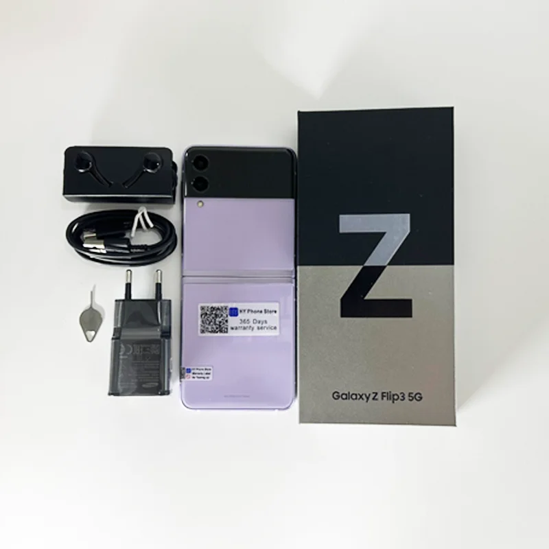 Samsung Galaxy Z Flip3 flip 3 5G 128GB/256GB Foldable Snapdragon 888 6.7" AMOLED Screen 12MP+10MP Camera NFC Unlocked eSim - Image 5