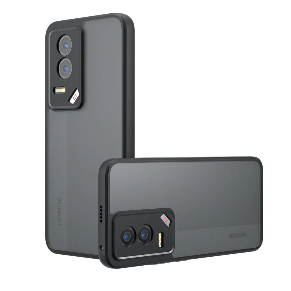 Shockproof Frosted Matte Anti-Fingerprint Transparent Case