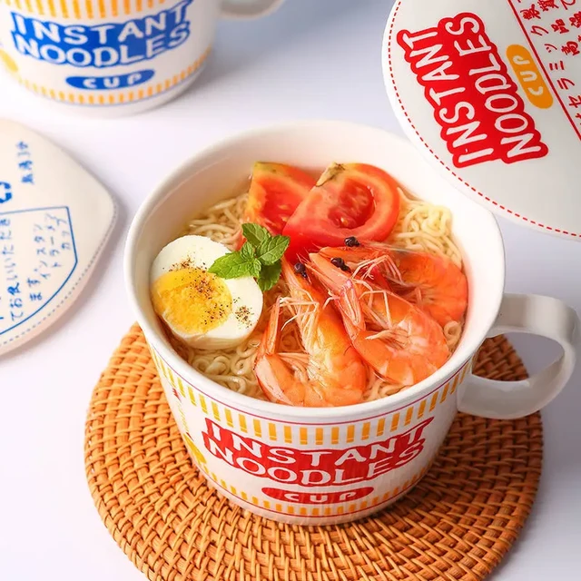 Ceramic Kitchentableware Supplies  Ceramic Bowl Noodle Soup Bowls -  Japanese Instant - Aliexpress