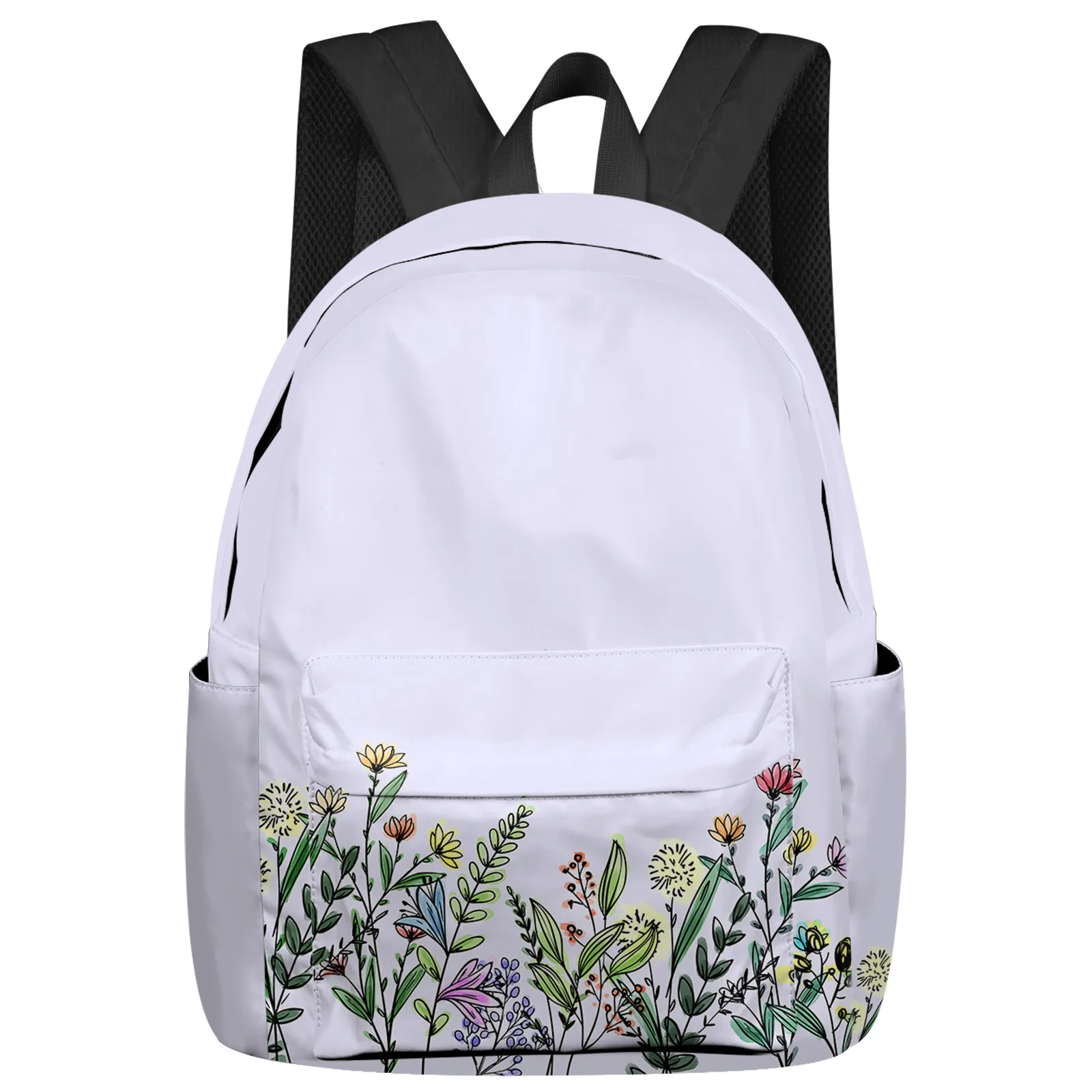 

Фиолетовые женские рюкзаки с растениями и цветами, школьные ранцы для подростков, рюкзаки для ноутбука на заказ для мужчин и женщин, дорожные рюкзаки