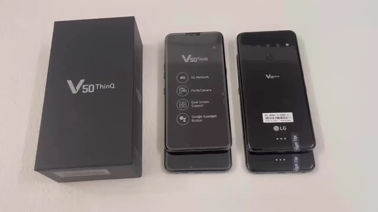 604) LG V50s ThinQ 256GB ブラック 5G SIMフリー