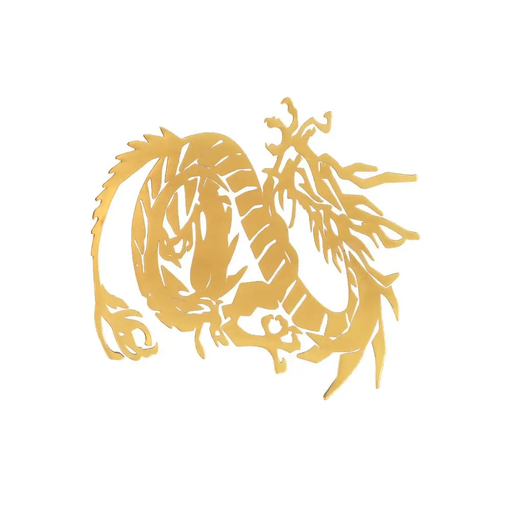 Sacred Geometry Gold Copper Metal Art Sticker for Crafting and Jewelry Making