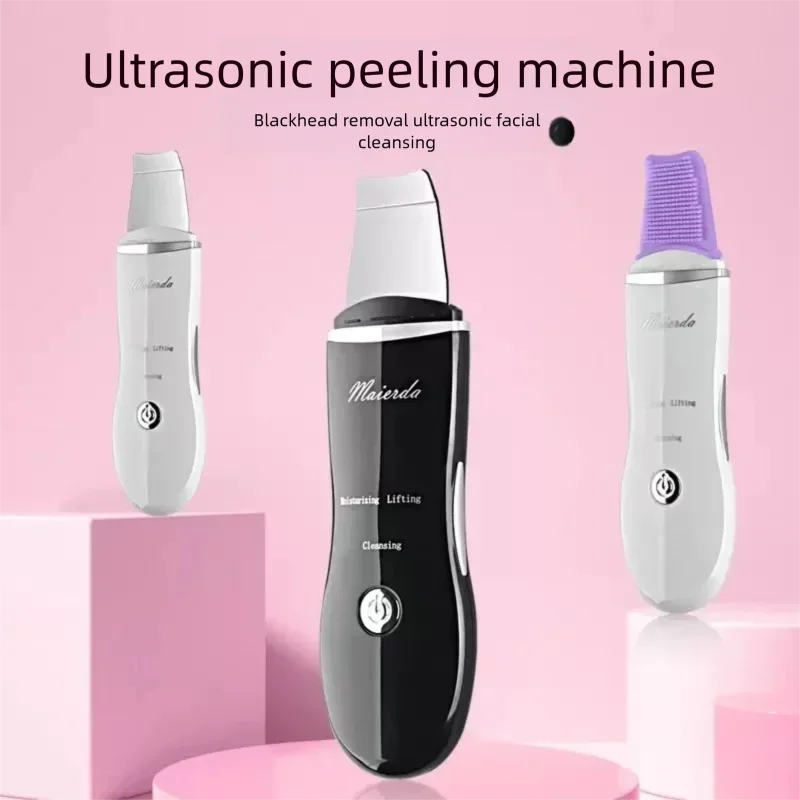 Skin Scraper Ultrasonic Vibration Beauty Device Blackhead Scraper Facial Cleansing Acne Removal Pore Cleansing Lifting Firming