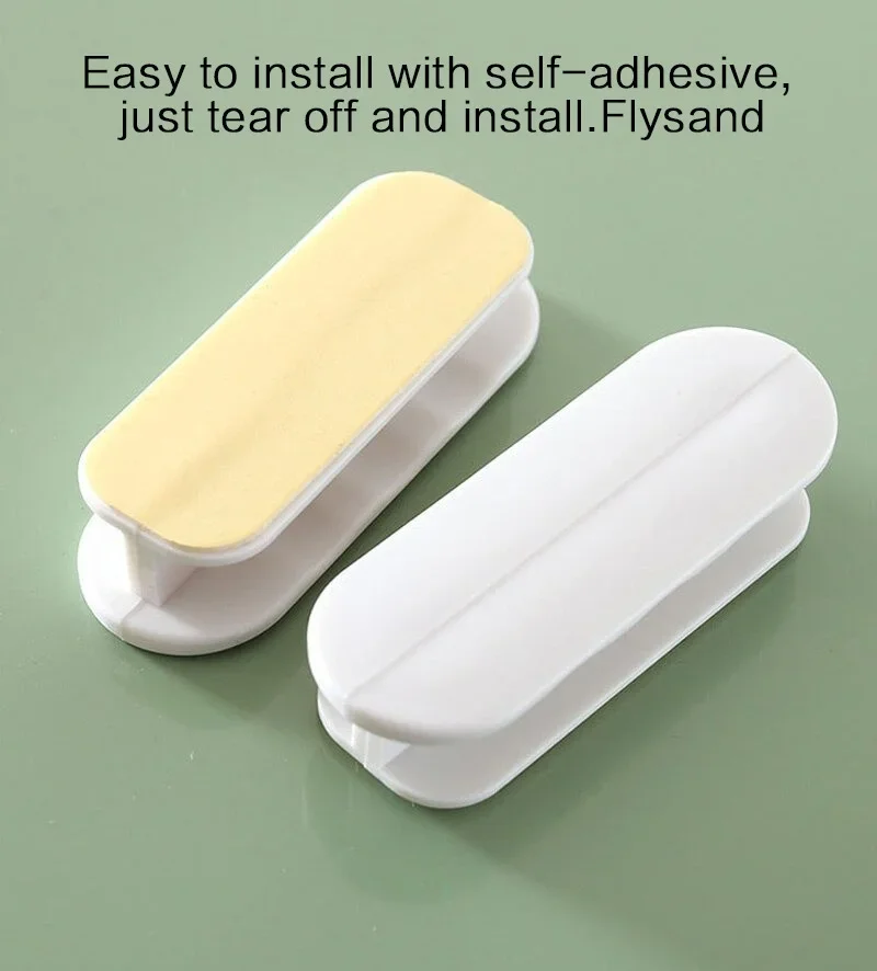 JJYY Sliding door handle handle sliding hand-pull window cabinet door punchfree suction cup drawer simple glass door handle