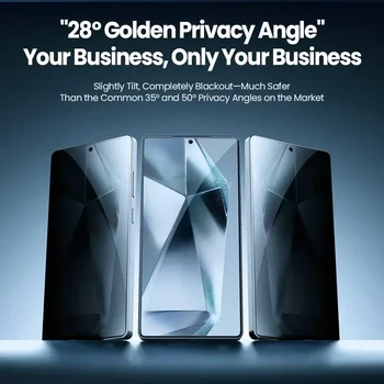 NILLKIN Privacy Tempered Glass for Samsung Galaxy S25 Ultra S25 Plus S25 Dust-Free Instant Application High Clarity Anti Scratch 4