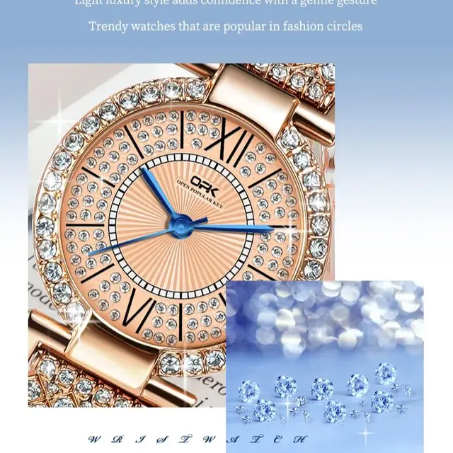 OPK 8618 Full Diamond Elegant Women's Watches 5