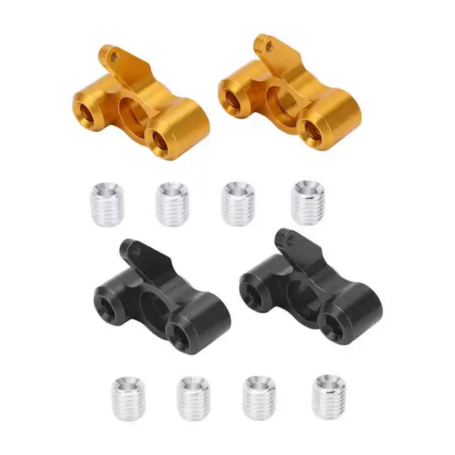 RC Car Steering Block Wear Resistant Aluminum Alloy Steering Knuckles Hub Carrier for JLB 1/10 Truck Series 3