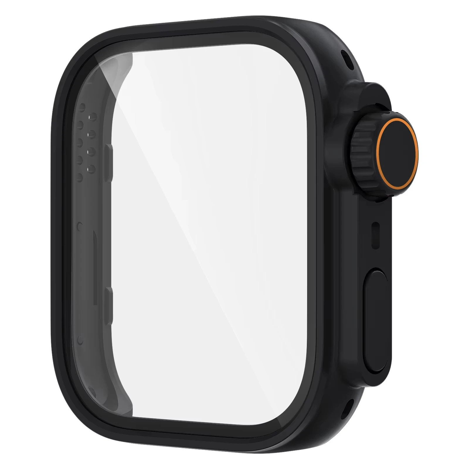 Durable Tempered Glass Case with All-Around Protection for Smartwatches | Anti-Scratch Screen Protector Accessory