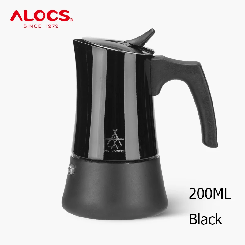 Brstc05 Stovetop Espresso Maker Camping Coffee Distiller Maker Stainless  Steel Moka Pot Coffee Maker For Camping Accessories - Outdoor Tableware -  AliExpress