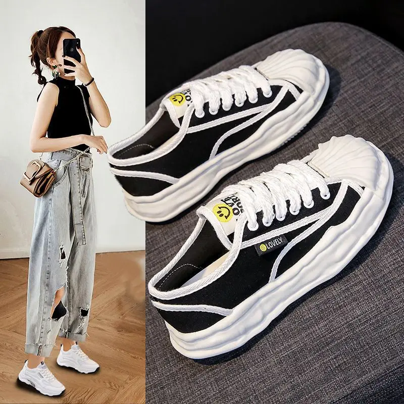 

Casual Women's Sports Shoes for Women Gym Sport Sneaker Fashion Canvas Summer Basketball Shoe Tennis Trend 2023 Free Shipping