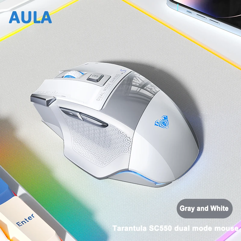 ماوس العاب لاسلكي RGB ماكرو