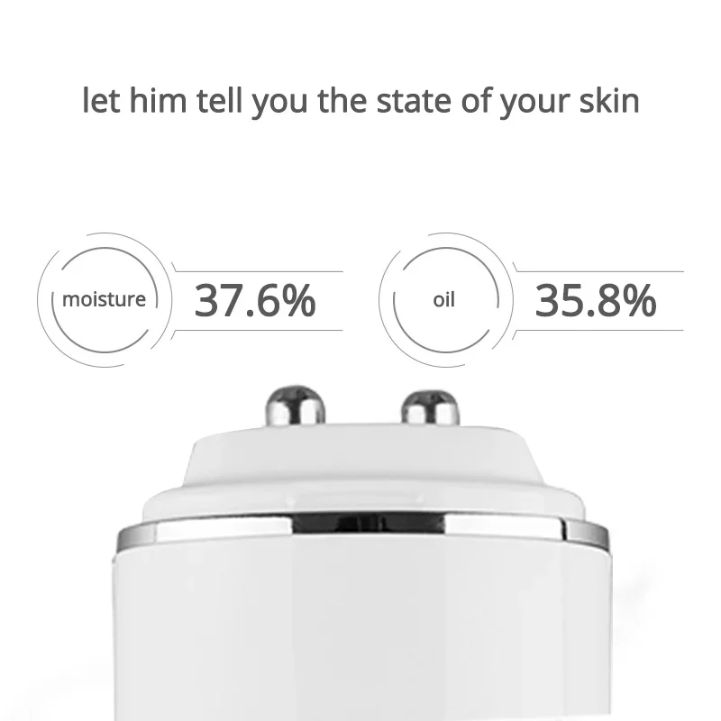 Electric LCD Display Facial Moisturizing Analyzer Detection Digital Skin Care Tester for Moisture Oil Fluorescent Agent Content