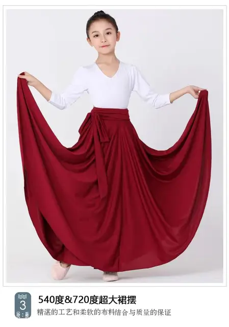 Robe Espagnole Fille Jupe Flamenco Enfant Rouge Danse Espagnole