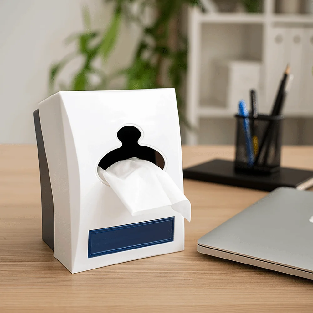 Creative Multi-Functional Napkin Holder Plastic Non-slip Tissue Dispenser Stable Toothpick Box Commercial Setting