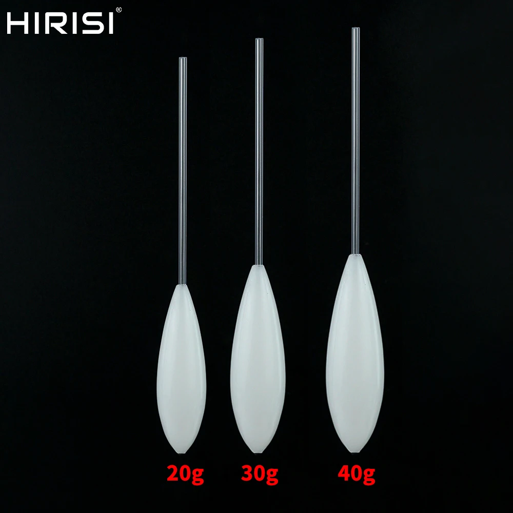 Set de 5 flotteurs de pêche Hirisi 20g 30g 40g, bouchon coulant lent ou flottant pour