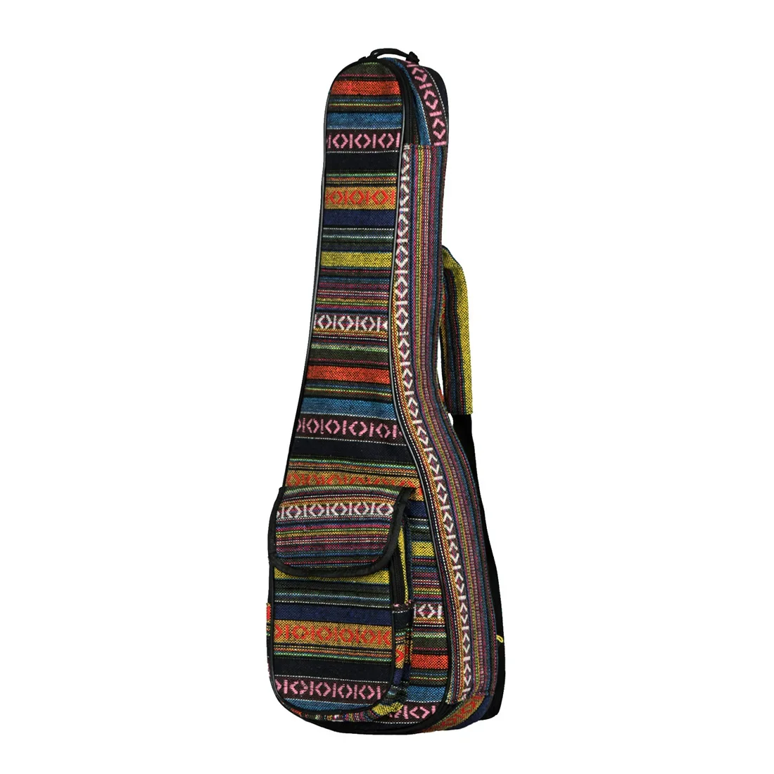 

M MBAT 23 Inch Ukulele Bag Padded Pockets National Style Adjustable Strap Backpack Gig Case Oxford Cloth Guitar Accessories Part