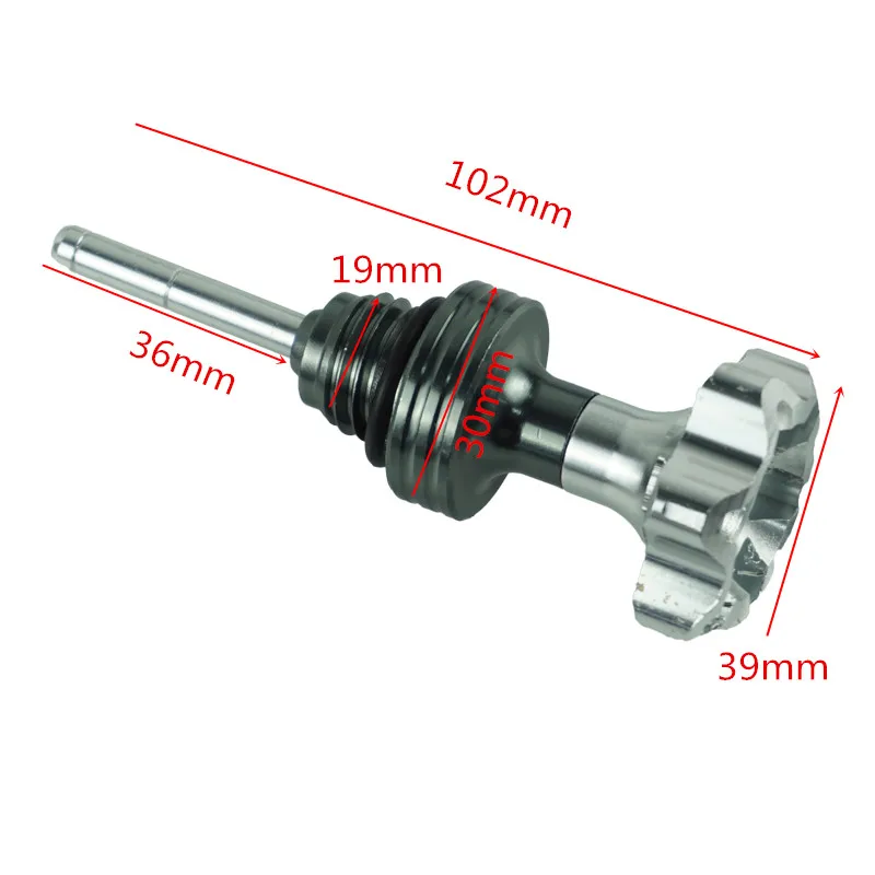 Motorcycle Engine Oil Tank Dipstick Level Gauge Meter Motorbike Oil Cap For 110cc 125CC ATV Dirt Pit Bike Go Kart Yamaha Honda