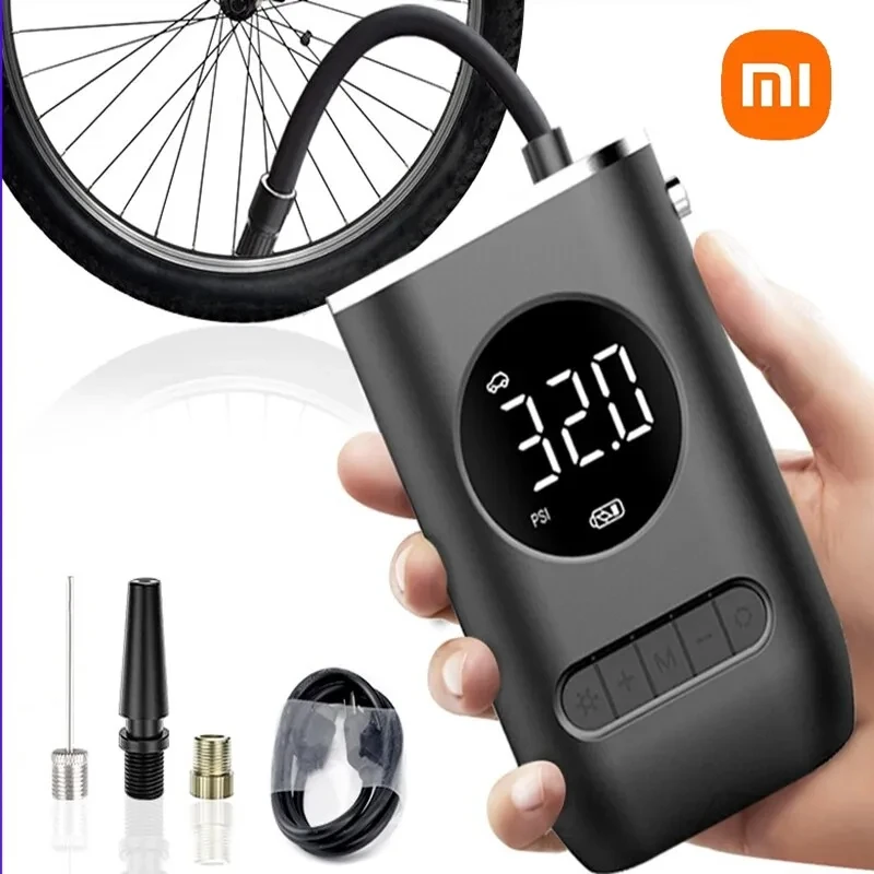 Xiaomi Nuova Pompa Ad Aria Per Auto Portatile Mini Pompa Per Pneumatici Elettrica Semovente Pompa Ad Aria Pompa Di Ricarica Per Display Digitale Wirel