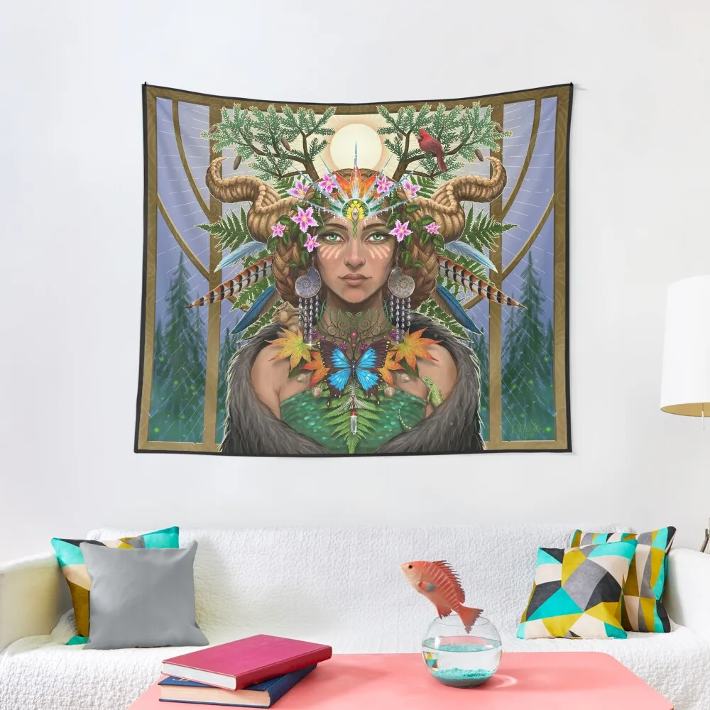 

Divine Gaia Tapestry Room Aesthetic Home Decorations Aesthetic House Decoration Decoration Wall Tapestry