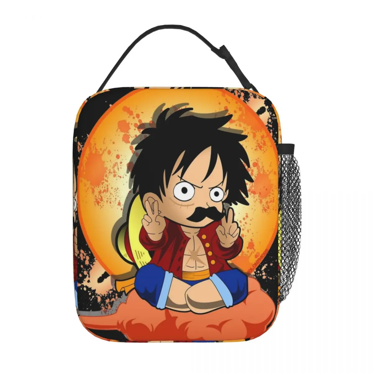 

Insulated Lunch Bag King Of Pirates Cartoon Animation Luffy Merch Storage Food Box Fashion Cooler Thermal Bento Box For Travel