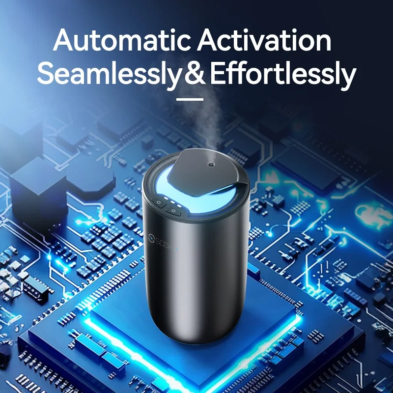 ناشر رائحة محمول بدون ماء للسيارة | شحن USB | إعدا...